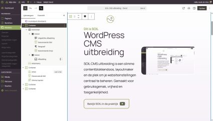 Screenshot Soil Cms Uitbreiding